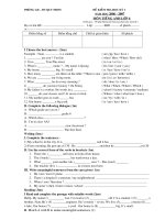 Đề kiểm tra HK I E 6 (3)