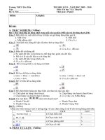 De thi HKII mon tin hoc 7