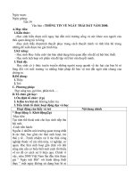 bài THông tin về ngày trái đât năm 2000