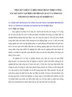 MỘT SỐ Ý KIẾN VÀ BIỆN PHÁP HOÀN THIỆN CÔNG TÁC KẾ TOÁN TẬP HỢP CHI PHÍ SẢN XUẤT VÀ TÍNH GIÁ THÀNH SẢN PHẨM TẠI XÍ NGHIỆP 26 3