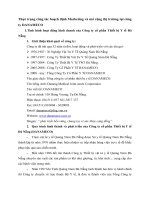 Thực trạng công tác hoạch định Marketing và mở rộng thị trường tại công ty DANAMECO