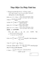 BÀI TẬP LƯỢNG GIÁC CASIO