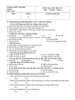 Đề KT tin 1 tiết lần 1 hk 1