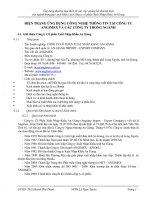 HIỆN TRẠNG ỨNG DỤNG CÔNG NGHỆ THÔNG TIN TẠI CÔNG TY ANGIMEX VÀ CÁC CÔNG TY TRONG NGÀNH