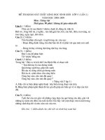 Tuyển tập đề thi hàng năm