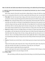 Một số ý kiến đề xuất nhằm hoàn thiện kế toán bán hàng và Xác định kết quả bán hàng tại  Công ty cổ phần Đông Ngàn