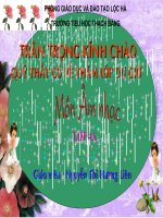 bài dạy chuyên đề hay - Ôn: Khăn quàng thăm mãi vai em