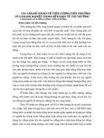 CÁC VẤN ĐỀ CHUNG VỀ TIỀN LƯƠNG TIỀN THƯỞNG CỦA DOANH NGHIỆP TRONG NỀN KINH TẾ THỊ TRƯỜNG