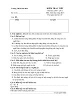 Đề khảo sát tháng 9 GDCD6 Chuẩn