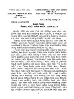 Báo cáo tôngr kết 2009-2010