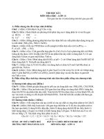 Đề_HD Hóa 11 Kỳ I số 10