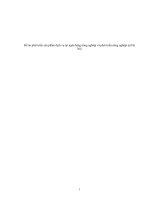 Đề án phát triển sản phẩm dịch vụ tại ngân hàng nông nghiệp và phát triển nông nghiệp tại Hà Nội