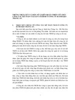 NHỮNG NHẬN XÉT VÀ MỘT SỐ Ý KIẾN HOÀN THIỆN TỔ CHỨC CÔNG TÁC KẾ TOÁN TÀI SẢN CỐ ĐỊNH Ở CÔNG TY BÁNH KẸO TRÀNG AN