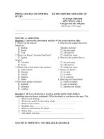 Đề-đáp án HSG anh 9 năm 2009-2010 NINH HOA