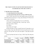 THỰC TRẠNG VỀ CÔNG TÁC KẾ TOÁN TIÊU THỤ HÀNG HOÁ VÀ XÁC ĐỊNH KẾT QUẢ TIÊU THỤ CỦA ĐƠN VỊ