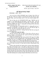 KE HOACH DAY HOC NHÀ DÀI 2010-2011