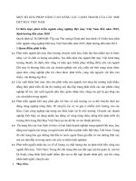 MỘT SỐ GIẢI PHÁP NÂNG CAO NĂNG LỰC CẠNH TRANH CỦA CÁC SME DỆT MAY VIỆT NAM