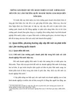 NHỮNG GIẢI PHÁP CHỦ YẾU HOÀN THIỆN CƠ CHẾ  CHÍNH SÁCH ĐỐI VỚI CÁC LÂM TRƯỜNG QUỐC DOANH TRONG GIAI ĐOẠN ĐẾN NĂM 2010