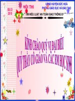 Mô hình hội thi ATGT