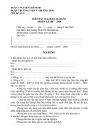 Biểu mẫu Biên bản Đoàn