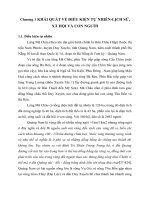 Chương 1 KHÁI QUÁT VỀ ĐIỀU KIỆN TỰ NHIÊN