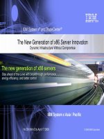 The New Generation of x86 Server Innovation