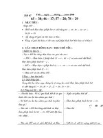 giáo án phép trừ phần 3