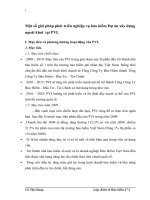 Một số giải pháp phát triển nghiệp vụ bảo hiểm Dự án xây dựng ngoài khơi  tại PVI