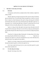 NHỮNG LÝ LUẬN CHUNG VỀ TÍN DỤNG