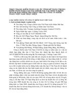 Thực trạng kiểm toán các ước tính kế toán trong kiểm toán Báo cáo tài chính tại các đơn vị kinh doanh bảo hiểm phi nhân thọ do Công ty kiểm toán Việt Nam thực hiện