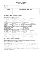 GDTX-kiểm tra 1 tiết số 4