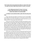 THỰC TRẠNG ỨNG DỤNG MARKETING HIỆN NAY TRONG VIỆC NÂNG CAO HIỆU QUẢ HOẠT ĐỘNG KINH DOANH CỦA CÔNG TY HẠ LONG