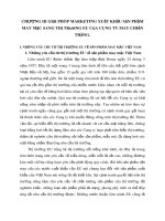 CHƯƠNG III Giải pháp marketing xuất khẩu sản phẩm may mặc sang thị trường EU của Công ty may Chiến Thắng