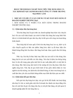 HOÀN THÀNH BÁO CÁO KẾ TOÁN TIÊU THỤ HÀNG HOÁ VÀ XÁC ĐỊNH KẾT QUẢ KINH DOANH Ở CÔNG TY TNHH THƯƠNG MẠI PHÚC LÂM