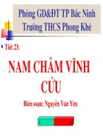 Tiet 23 Nam cham vinh cuu