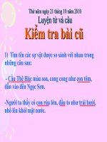 So sánh. Dấu chấm