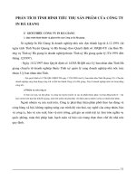 PHÂN TÍCH TÌNH HÌNH TIÊU THỤ SẢN PHẨM CỦA CÔNG TY IN HÀ GIANG