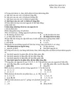 Thi HK I Hóa_10 số 6