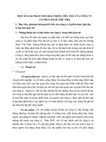 MỘT SỐ GIẢI PHÁP CHO HOẠT ĐỘNG TIÊU THỤ CỦA CÔNG TY CỔ PHẦN DƯỢC PHÚ THỌ