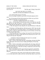 QUY CHẾ LÀM VIỆC CỦA HỘI ĐỒNG TRƯỜNG NHÀ DÀI