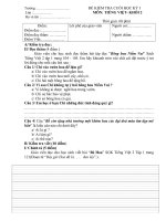 Đề Kiểm tra cuối học kỳ I_Tiếng Việt lớp 2_4