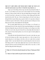 MỘT SỐ Ý KIẾN ĐÓNG GÓP NHẰM HOÀN THIỆN KẾ TOÁN LƯU CHUYỂN HÀNG HOÁ TẠI CÔNG TY THƯƠNG MẠI THUỐC LÁ