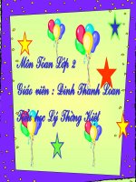 PHÉP CHIA - TOÁN 2