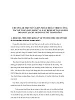 CHƯƠNG III MỘT SỐ Ý KIẾN NHẰM HOÀN THIỆN CÔNG