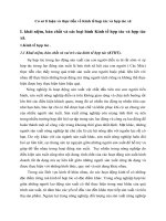 Cơ sở lí luận và thực tiễn về Kinh tế hợp tác và hợp tác xã