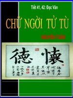 TIẾT 41-42 CHỮ NGƯỜI TỬ TÙ (ĐÃ KIỂM ĐỊNH))