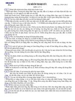 Ôn thi  HKI VL9- lý thuyết