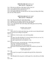 Đề thi KH I - Sử 7