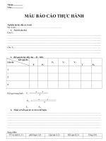 Mẫu báo cáo thực hành lý 8