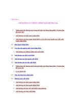 ẢNH HƯỞNG CỦA NHỮNG CHÍNH SÁCH THƯƠNG MẠI